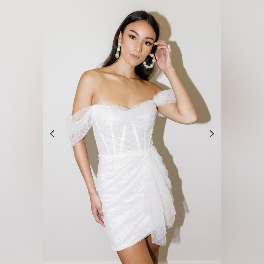 By Watters Gibson dress.